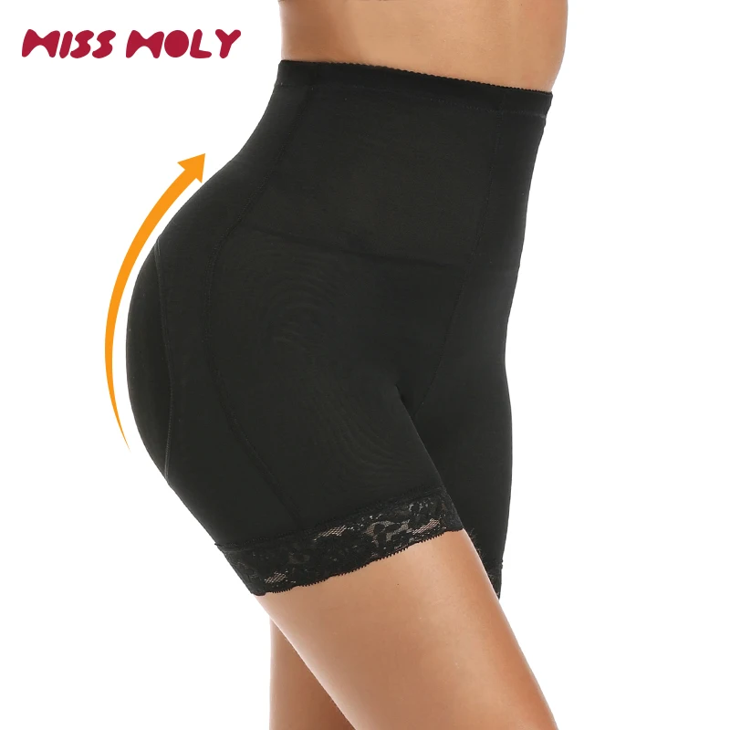 Lifter Tummy Control Shorts Women Shapewer High Waist Body Shapers Fake Hip Pads Underwear Anti Chafing Panties