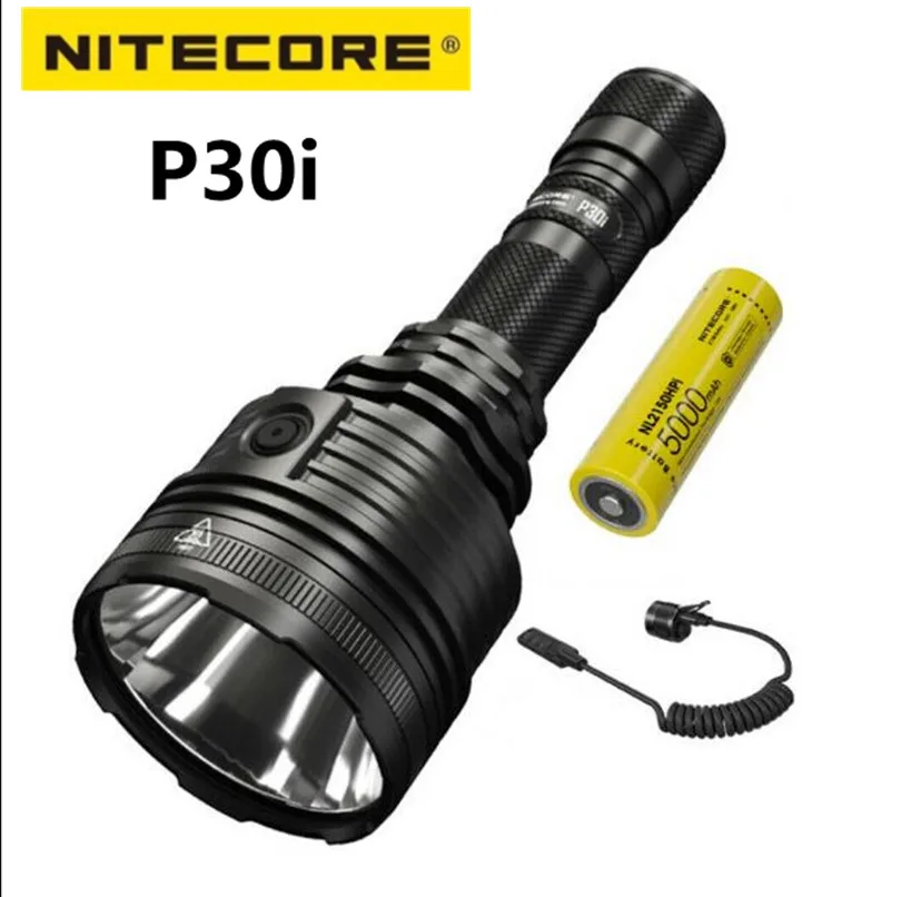 NITECORE P30i Flashlight Bright Light Torch CREE XHP35 HI LED 2000 lumens search light USB-C rechargeable with NL2150HPi battery