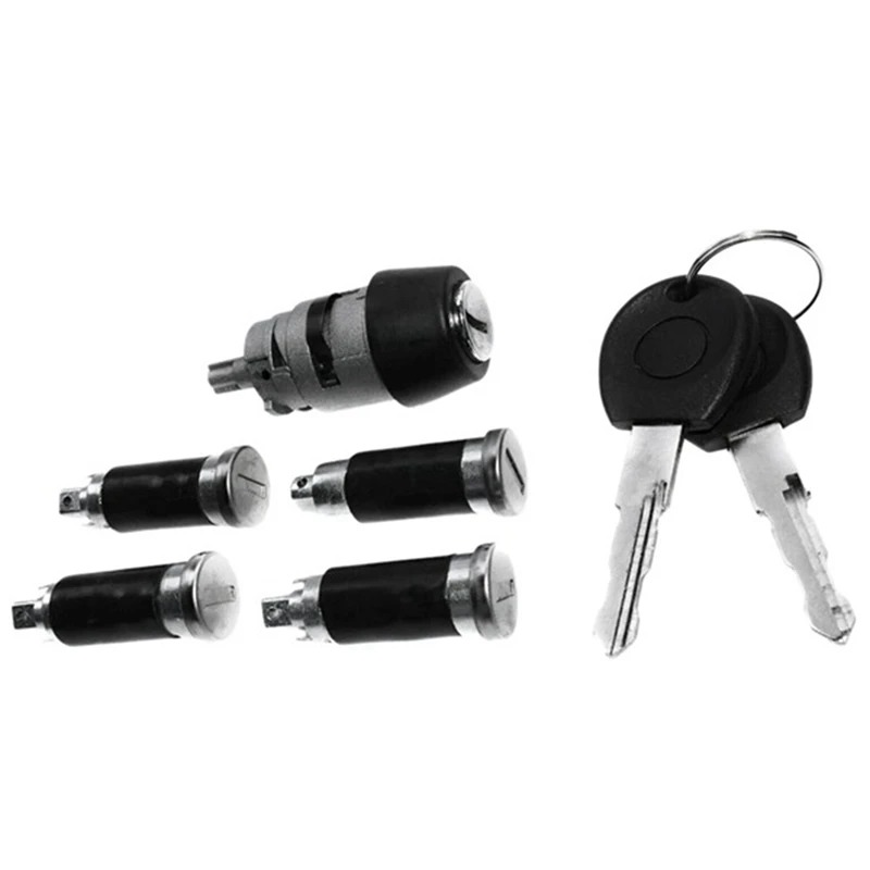 2 комплекта переключатель зажигания 8 ствол дверного замка 4 ключа 701837205 для T4