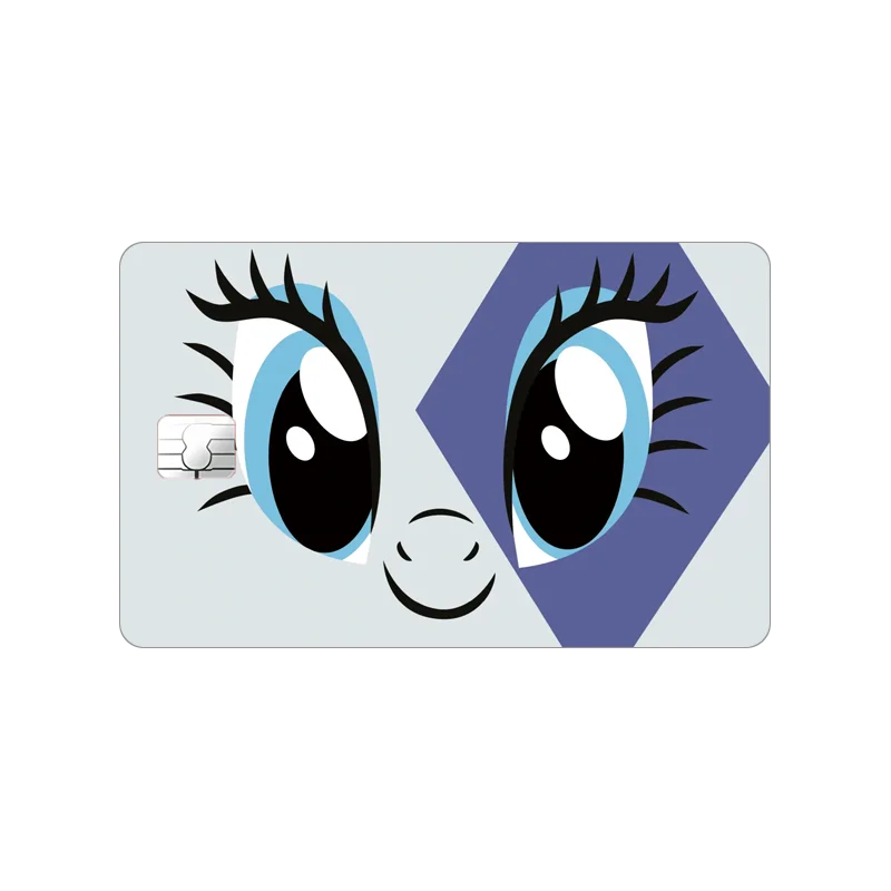 Наклейка с логотипом My Little Pony кавайная мультяшная банковская карта школьные