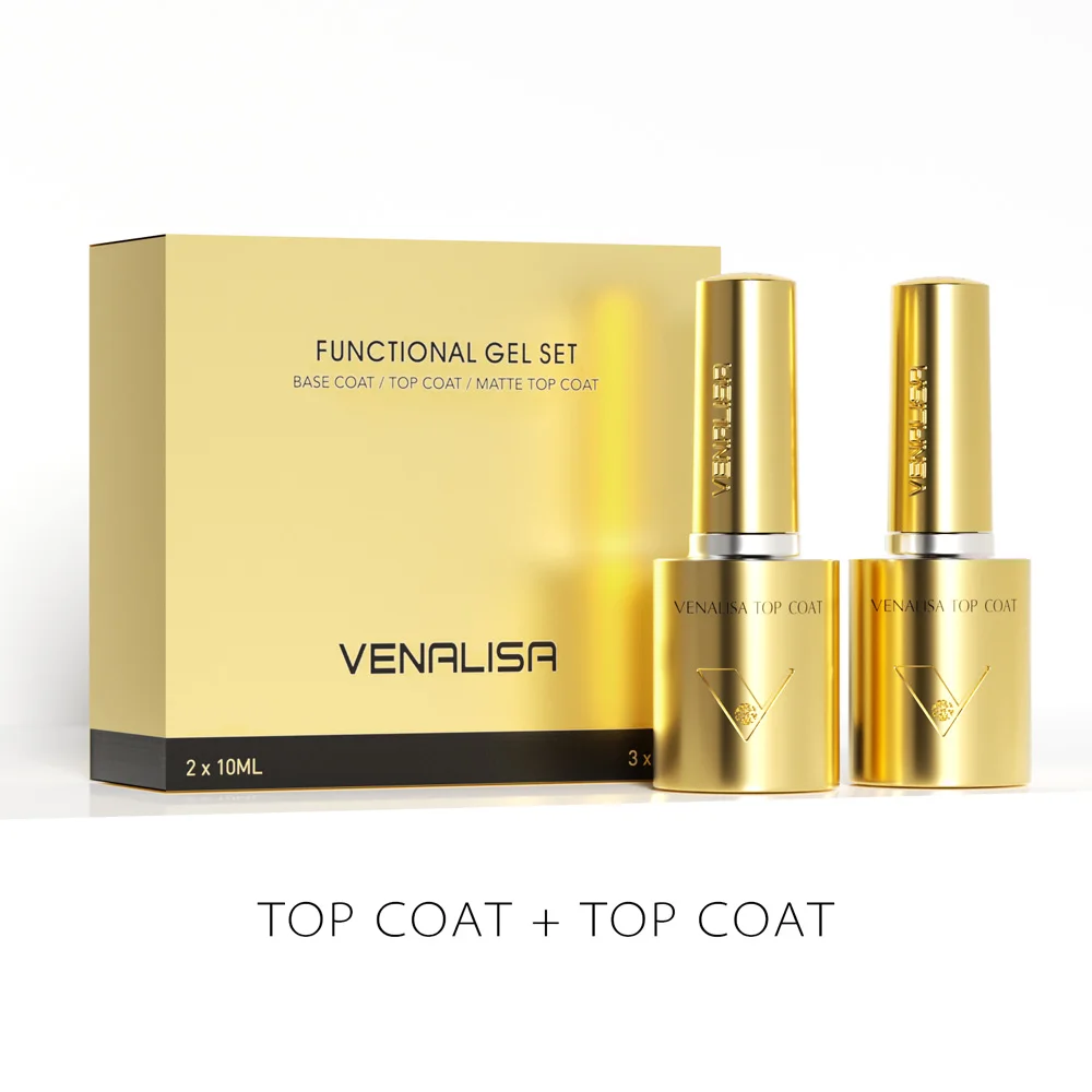 Фото 1/2/3 шт. Venalisa 10 мл Diamond Ultra Glossy Nowipe Верхнее покрытие Стандарт ЕС TPO FREE Soak Off УФ-светодиодный гель-лак для ногтей Маникюр для ногтей №2