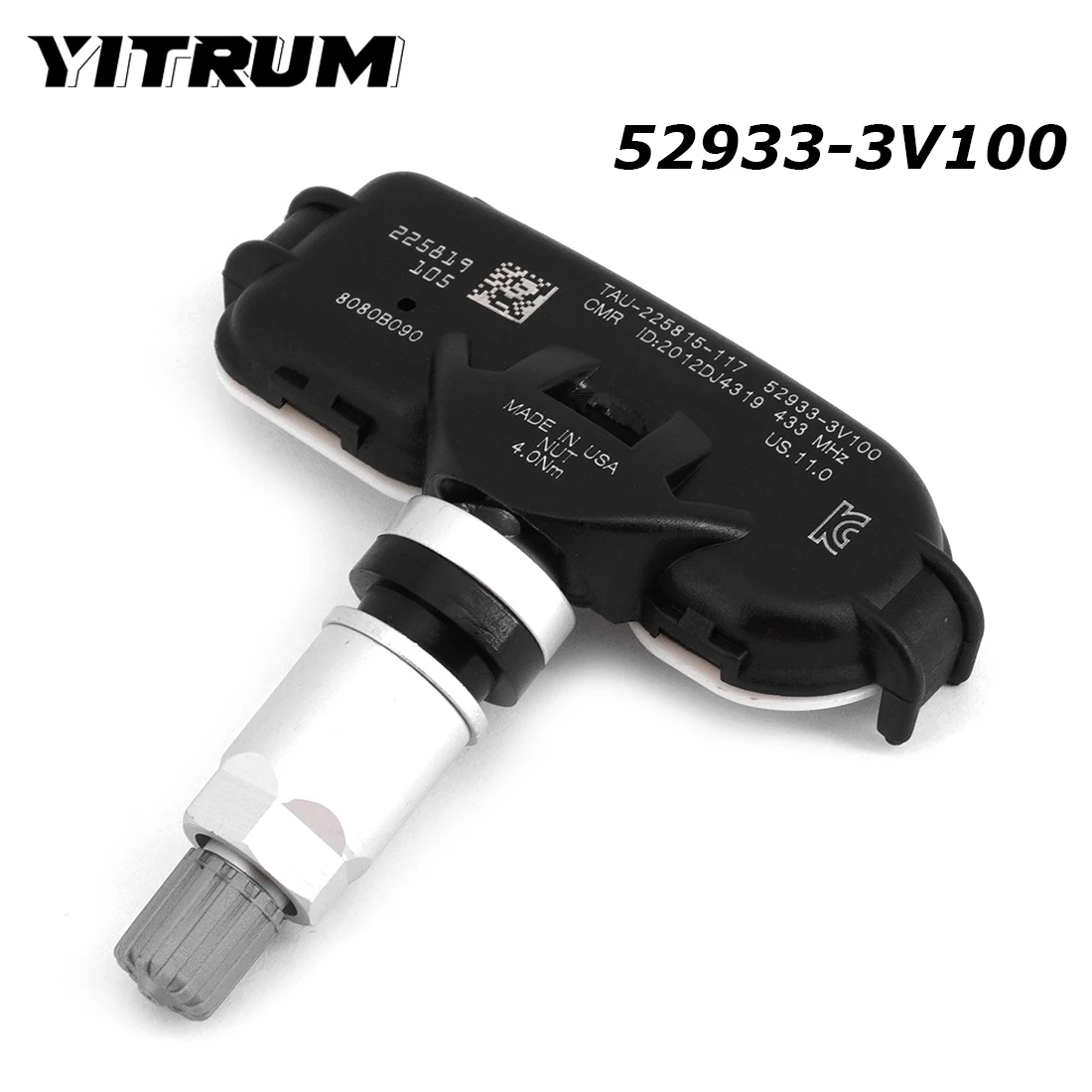 

YITRUM 52933-3V100 TPMS Tire Pressure Monitor Sensor For Hyundai Grandeur 2011-2017 i40 2011-2014 Azera 2012-2014 529333V100