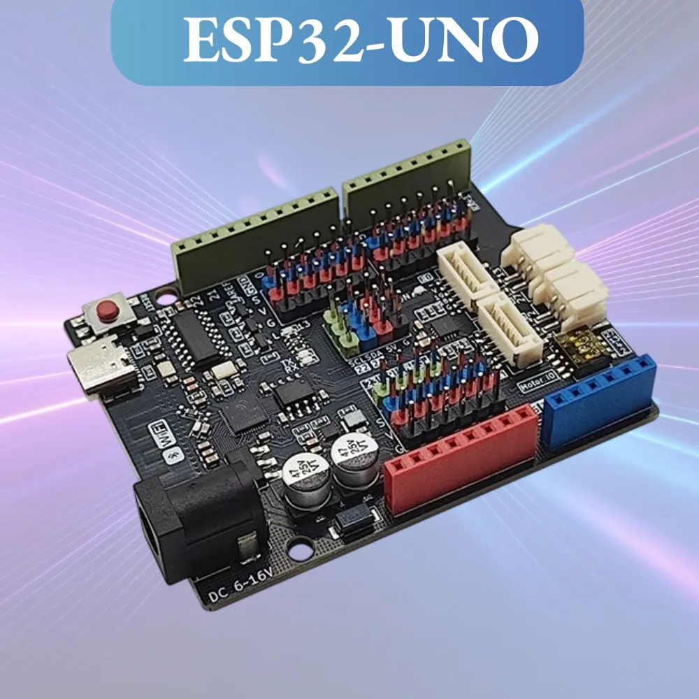 Фото Плата управления ESP32-WROOM-32, плата разработки ESP32-UNO, Wi-Fi, Bluetooth, двойной режим, совместима с Arduino UNO №1