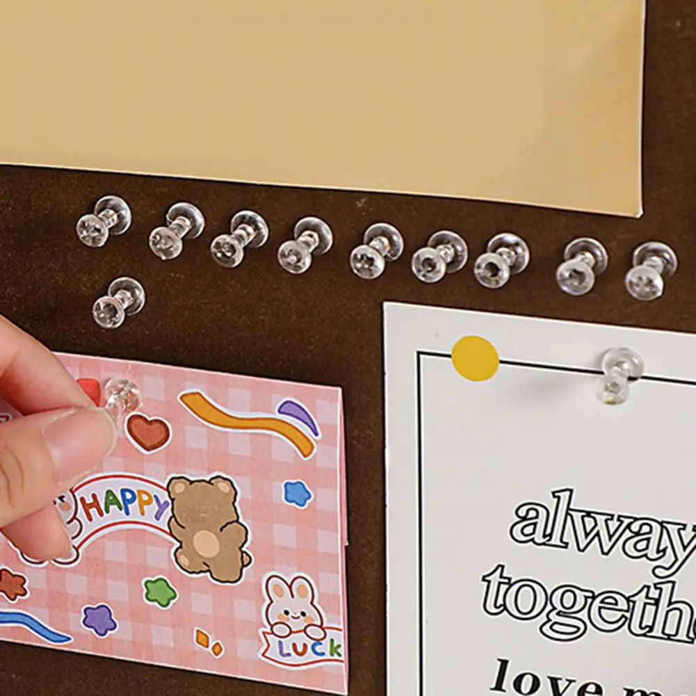 

Lightweight 50Pcs Useful Calendar Photo Push Tack Metal Thumb Tack Sharp Office Supplies