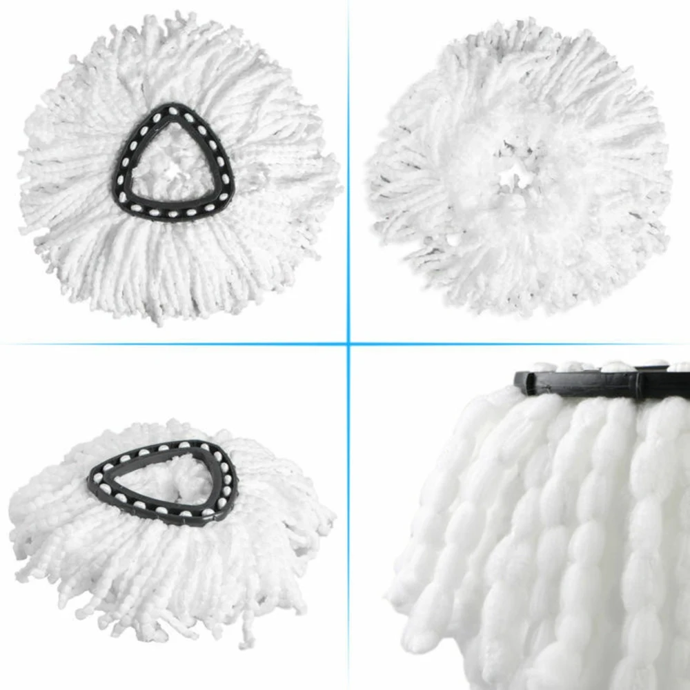 5pcs/lot 360 Rotating Mop Head Replacement Refill Microfiber Spinning Floor Mop Cleaning Head Refill Mop Head for Vileda images - 6
