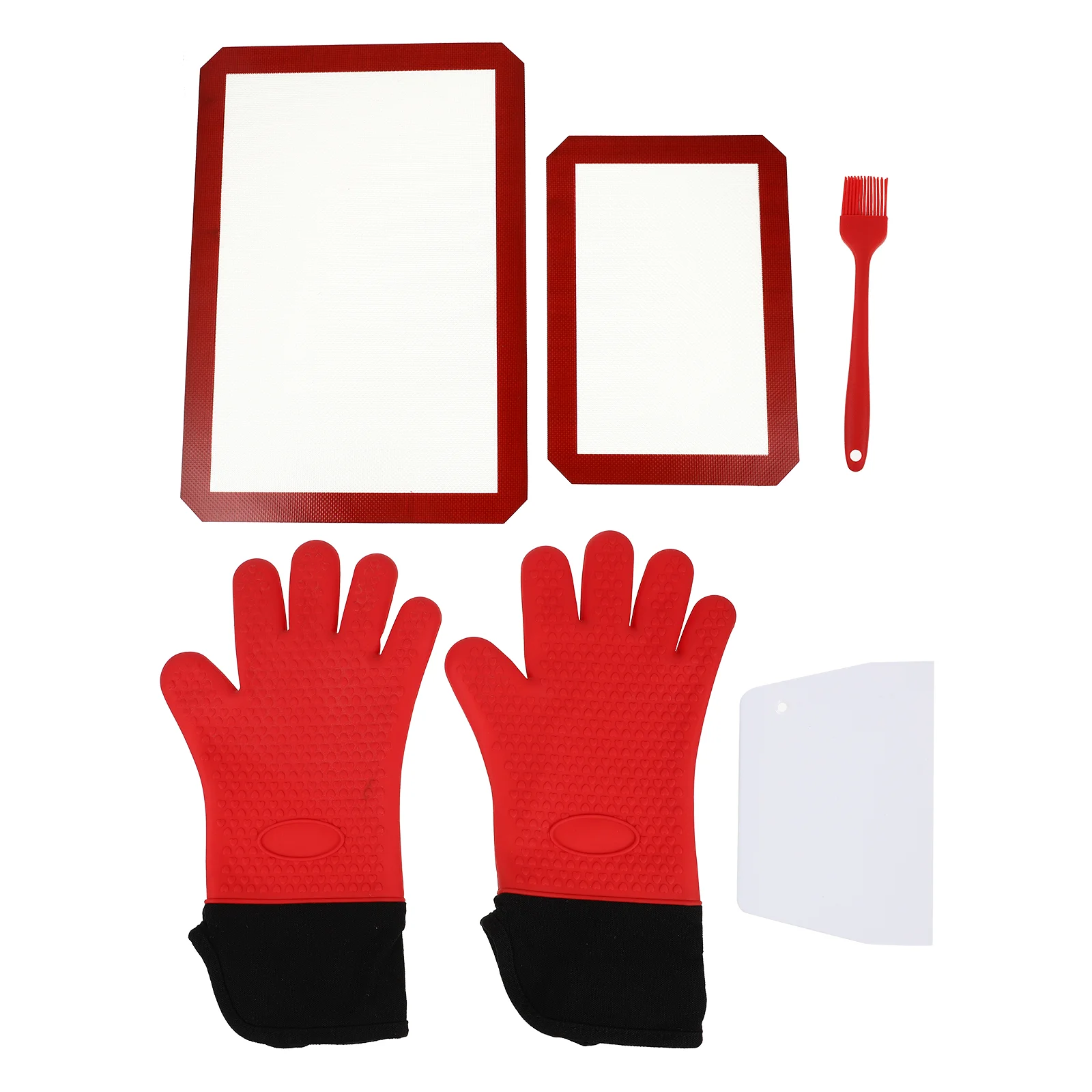 

1 набор, Водонепроницаемая силиконовая щетка для барбекю