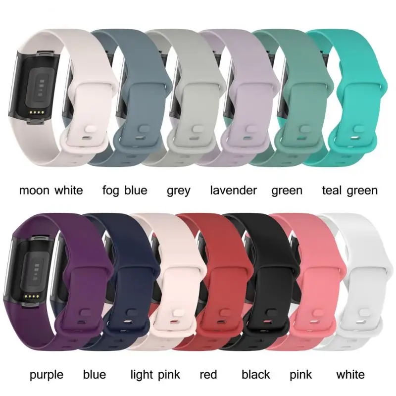 

Official Watch Strap For Fitbit Charge 5 Smartwatch For Charge 5 Sport Wrist Bracelet Band+Full Screen Protective Case Cover