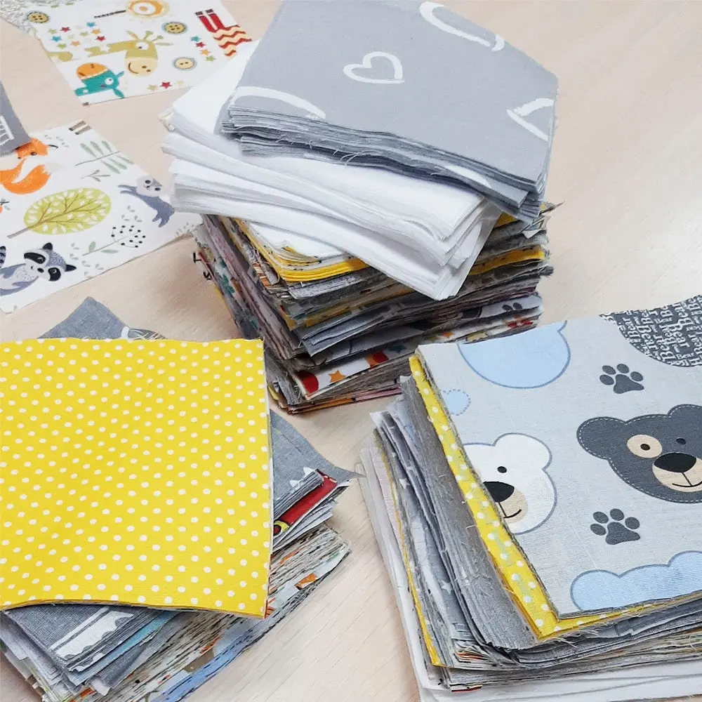 Ткань для рукоделия и шитья - игрушек пэчворка постельного белья подушек.