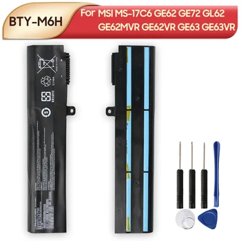 Original Replacement Laptop Battery BTY-M6H For MSI MS-17C6 GE62 GE72 GL62 GE62MVR GE62VR GE63 GE63VR MSI MS-16J1 MS-16J2 16J3