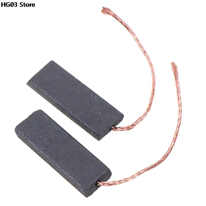 

Hot sale 2pcs Black Carbon Brush Motor With 70mm Length Lead For Washing Machine 5*13.5*40mm