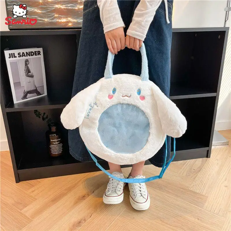 Sanrio Cinnamoroll плюшевая Лолита сумка на плечо Linabell Shelliemay мультяшная сумка через плечо Jk большая емкость сумка плюшевый подарок