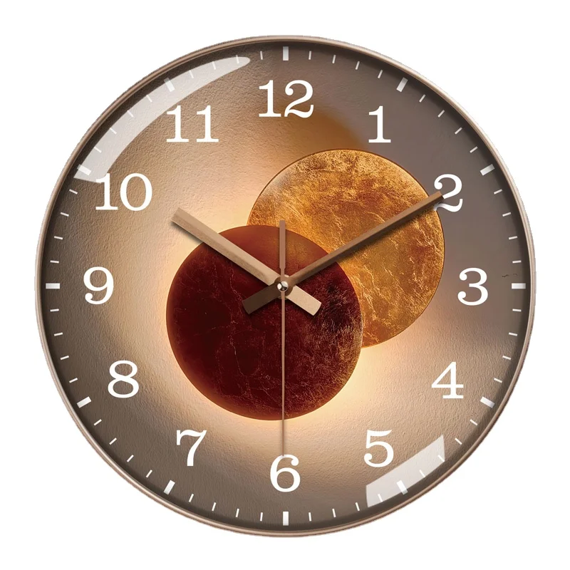 

Large Gold Wall Clock Modern Nordic Creative Silent Clocks Wall Home Decor Pocket Watch Living Room Decoration
