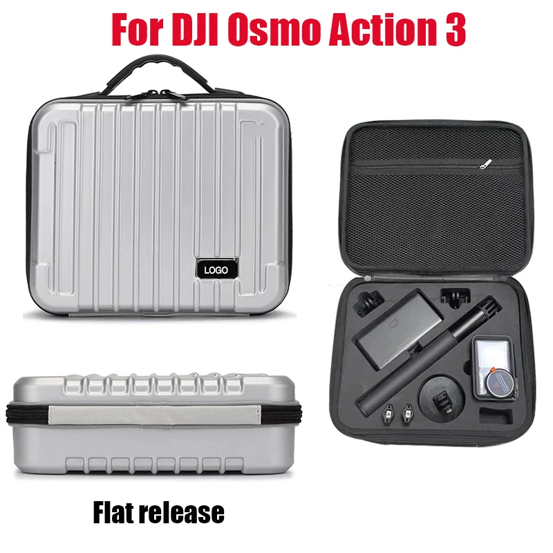 

Storage Case for OSMO Action 3 Waterproof Case Box Carrying Bag Portable Hand Hard Case for DJI Action 3 Sport Camera Accessory