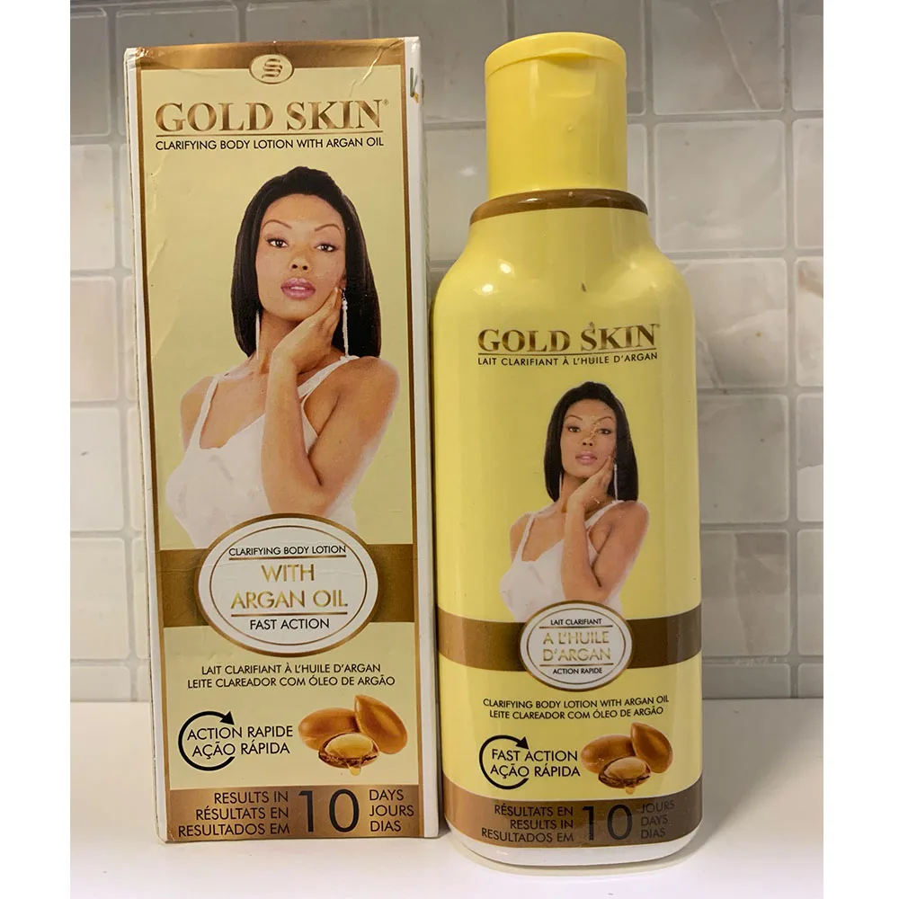 

Gold Skin Clarifying Body Lotion Argan Oil Fast Action 250ml