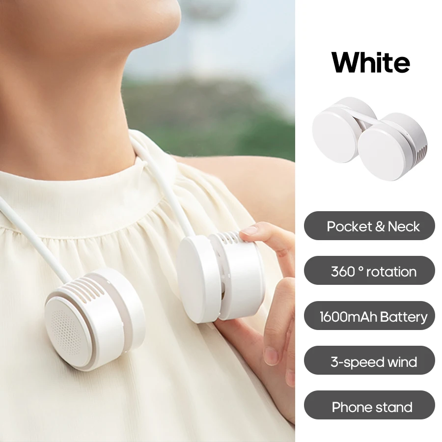 

Кinscoter Портативный Складной Вентилятор Для Шеи