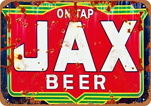 

Металлический знак Jax Beer on Tap-винтажный вид