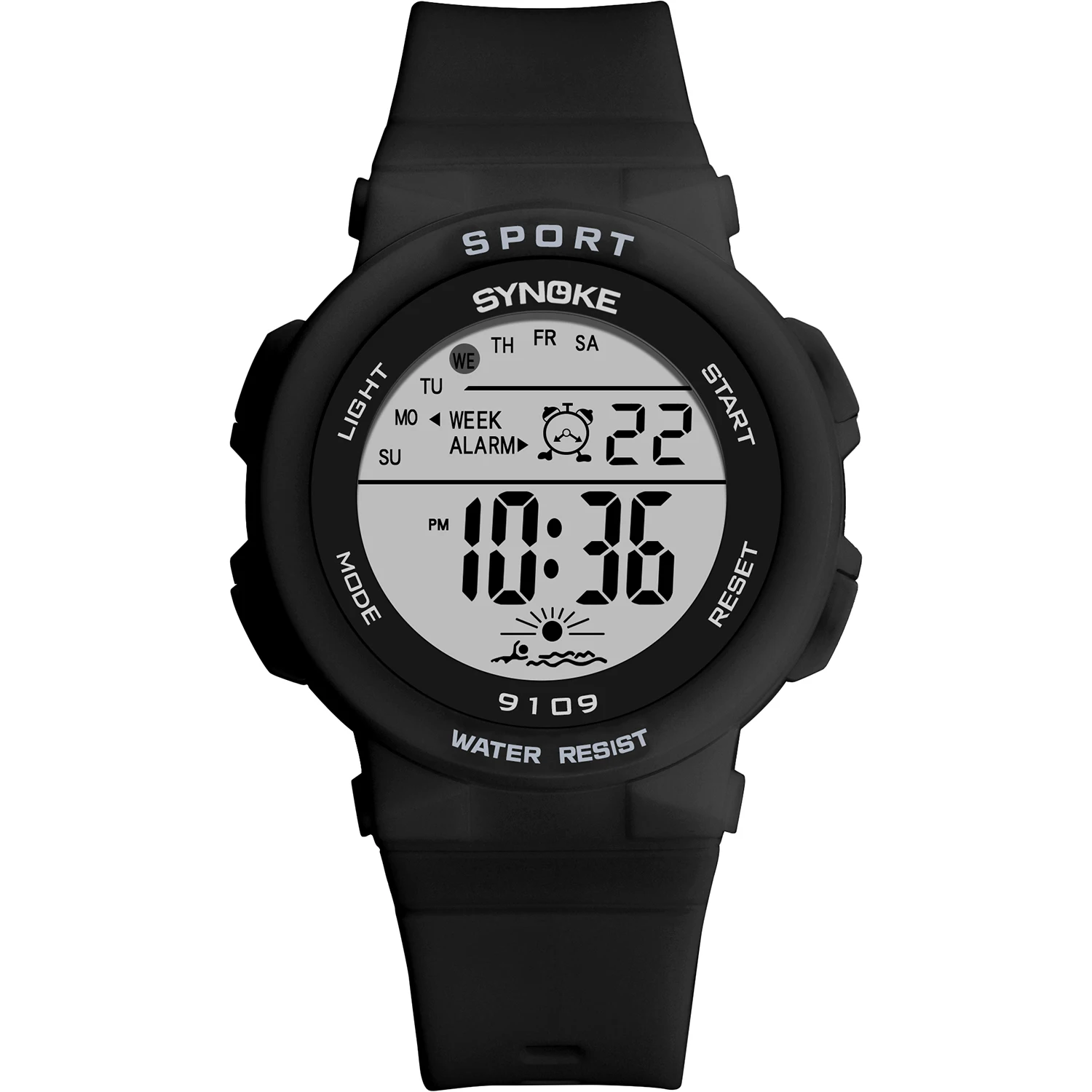 

SYNOKE Fashion Women Watches Sports Watch Waterproof Alarm Ladies Boys Girls Students Digital Wristwatch Relogio Feminino