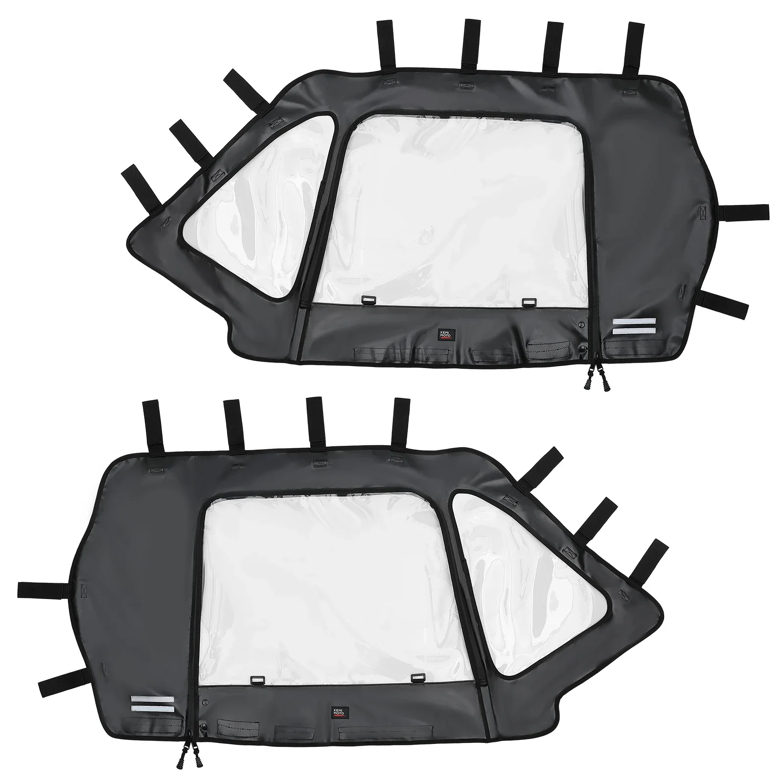 

Комплект мягких боковых верхних дверей UTV, совместимый с Kawasaki Teryx KRX 1000 2020-2024 99994-1298, комплект корпуса дверной кабины