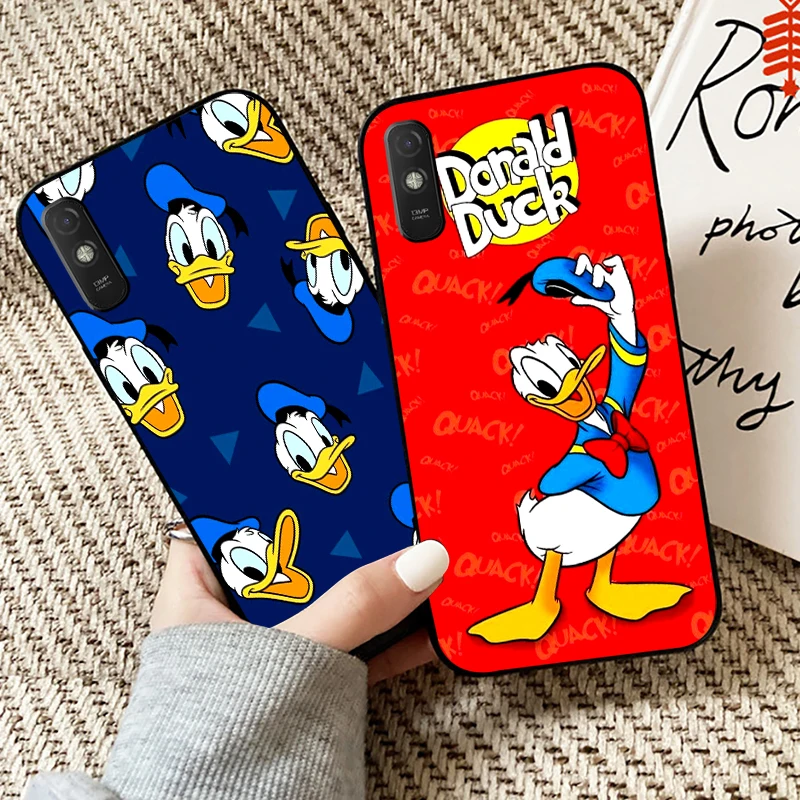 

Don Donald Fauntleroy Duck Phone Case For Xiaomi Redmi 9A Case For Redmi 9AT Funda Carcasa TPU Black Silicone Cover Coque