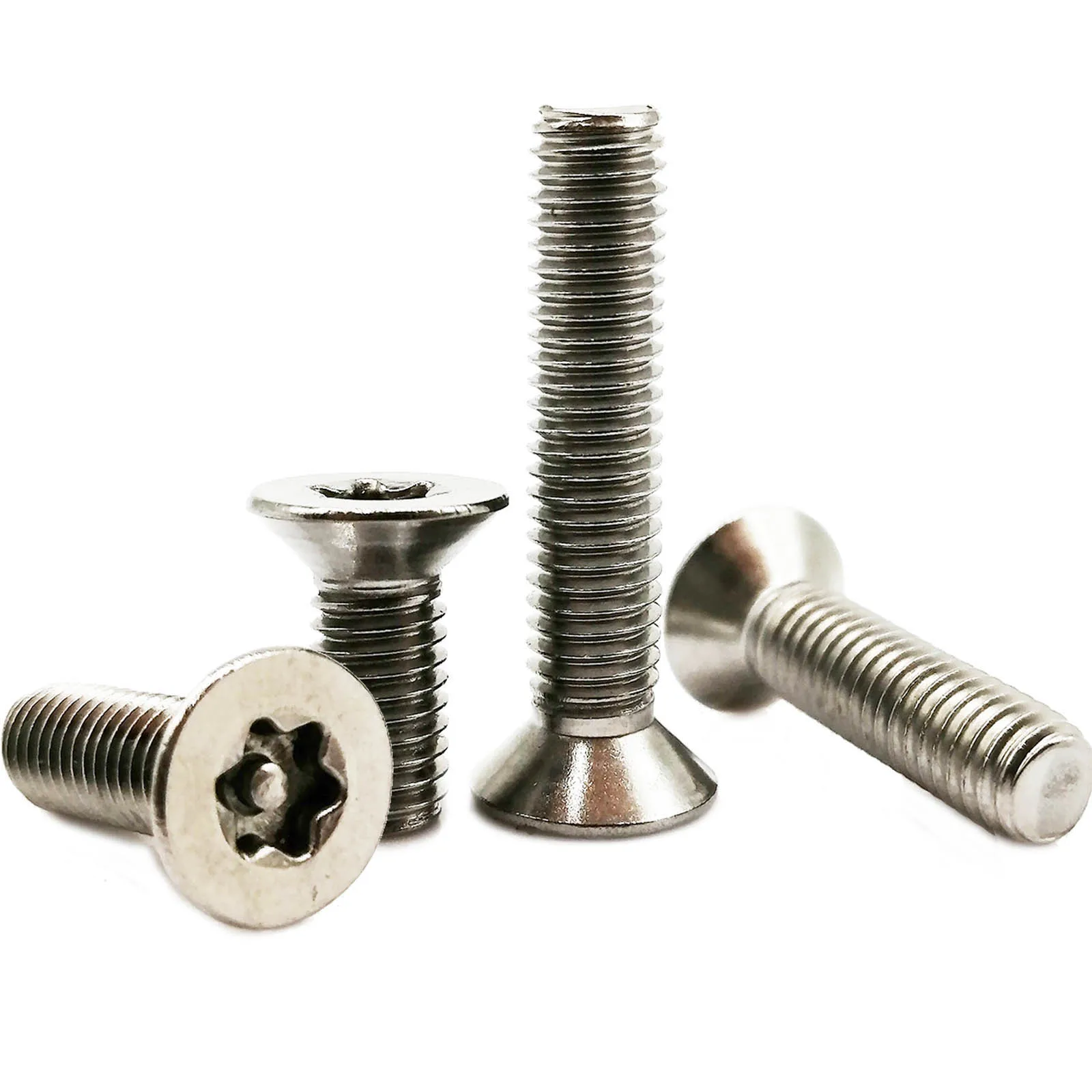 

M2 M2.5 M3 M4 M5 M6 M8 M10 M12 304 Stainless Steel Torx Flat Countersunk Head with Column Pin Tamper Proof Security Bolt Screw