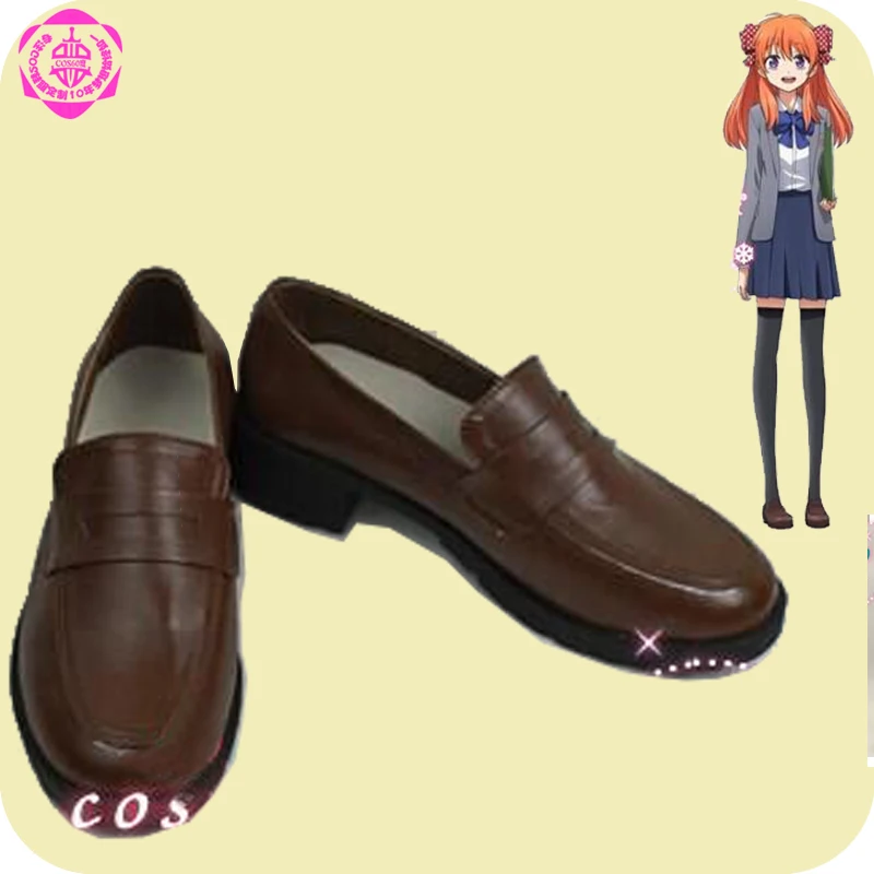 Ежемесячная обувь Nozaki-kun Сакура Чио персонажи Аниме для косплея ботинки