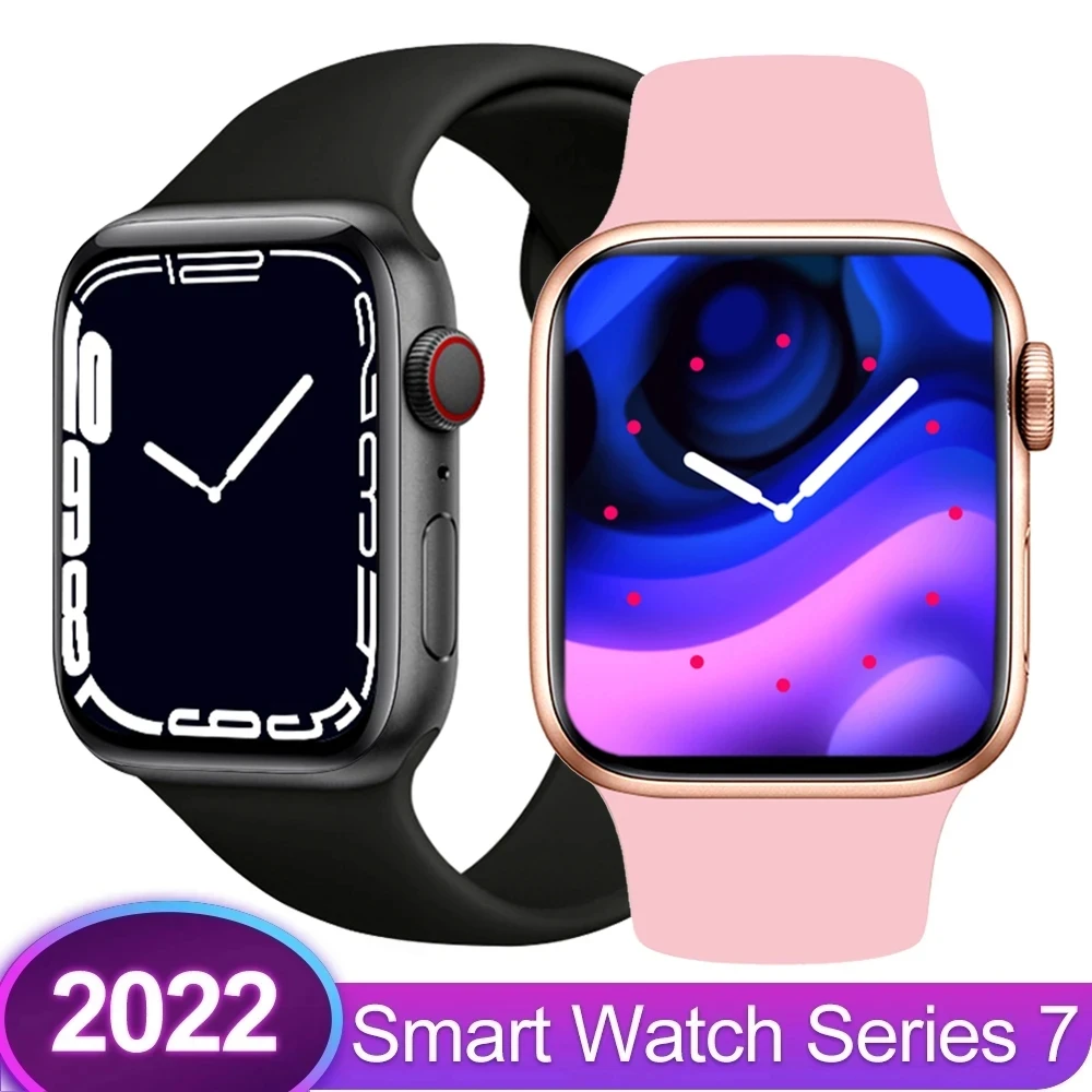 

2023 Smart Uhr Serie 7 Männer Frauen Fitness Tracker Bluetooth Anruf Wasserdichte IWO 14 T900 Pro Max Smartwatch für Apple xiaom