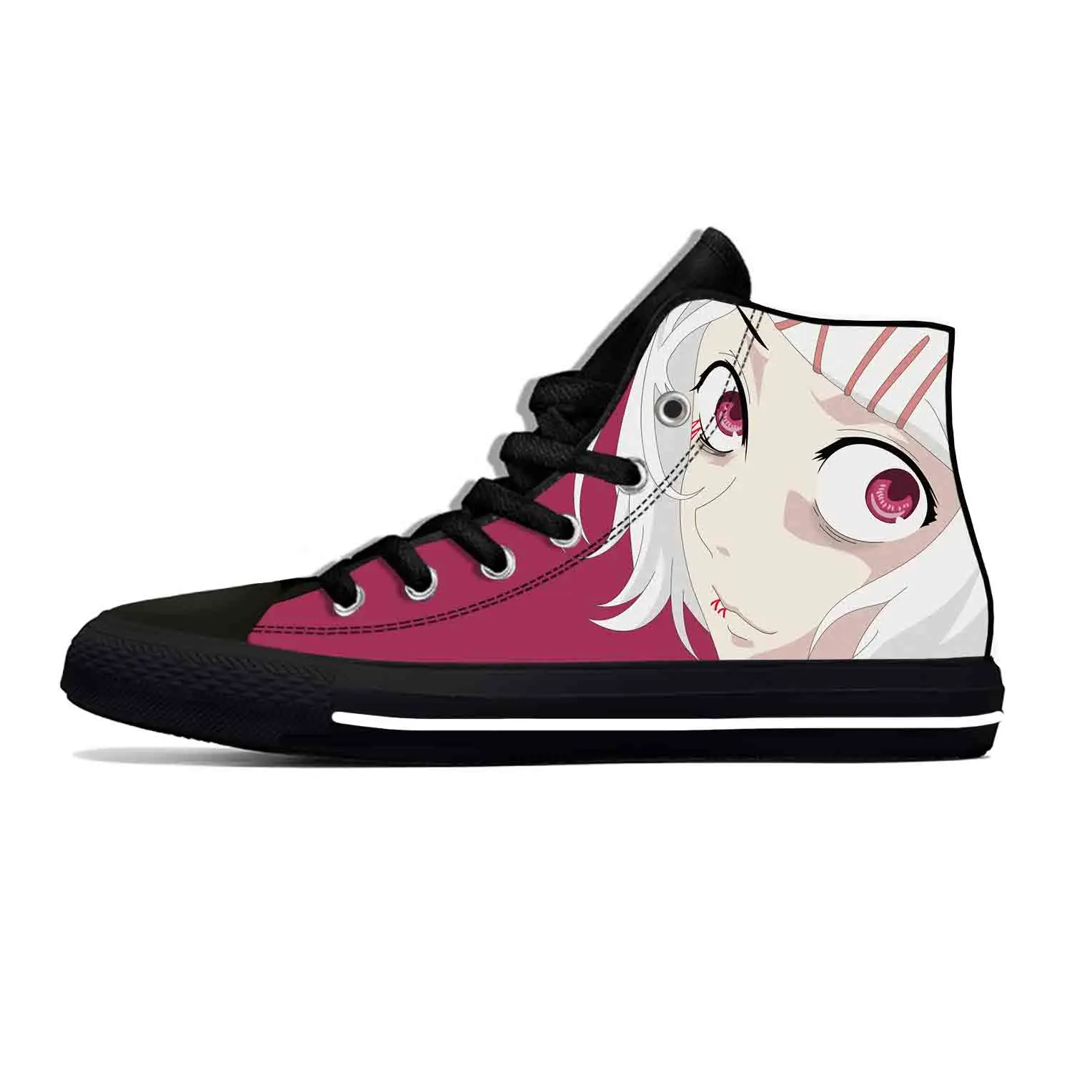 

Japanese Anime Cartoon Tokyo Ghoul Suzuya Juuzou Casual Cloth Shoes High Top Lightweight Breathable 3D Print Men Women Sneakers