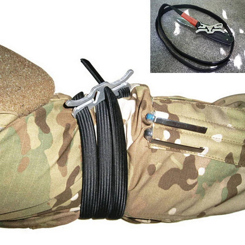 

First Aid Medical Tourniquet Outdoor Survival Elastic Rope Emergency Tool