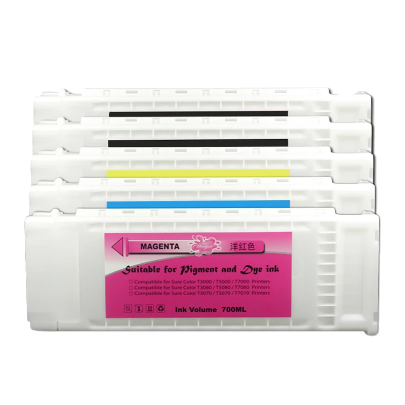 Текстильный чернильный картридж T7251 T7252 T7253 T7254 T725A для Epson SureColor F2000 F2100 F2130 F2140 F2150 F2160
