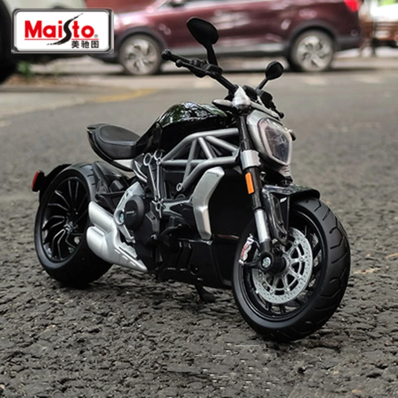 

Модель гоночного мотоцикла Maisto 1:12 2021 DUCATI X демоel S из сплава, модель литая металлическая уличная модель мотоцикла, имитация детского подарка