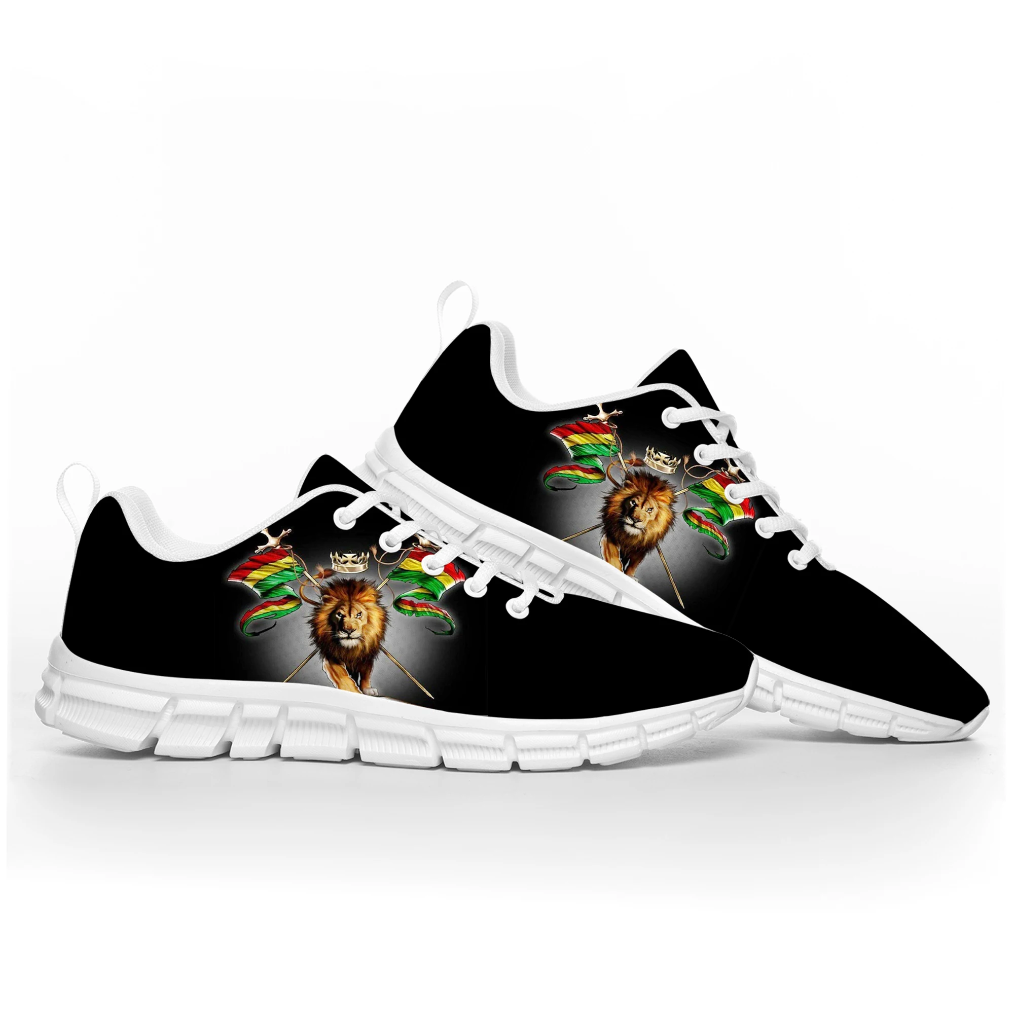 

Спортивная обувь для мужчин и женщин Reggae rastafarirasta Rastafari Lion Of juah, подростковые детские кроссовки, повседневная обувь на заказ