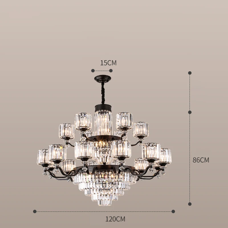 

Хрустальная подвесная люстра JIAYOOR для зала