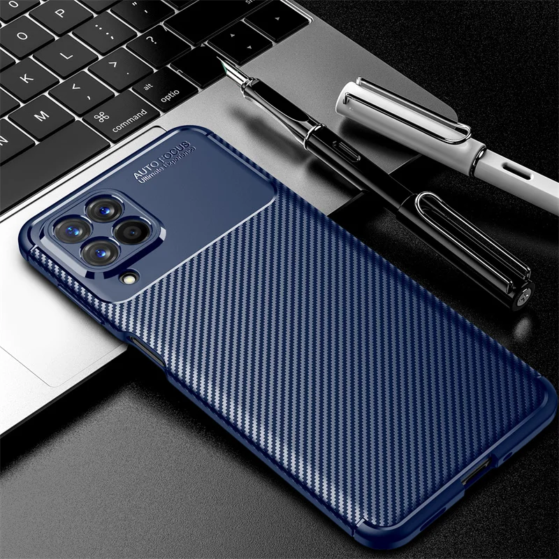 for cover samsung galaxy m53 case for samsung m53 capas shockproof bumper soft armor tpu cover for samsung m53 m 53 5g fundas free global shipping