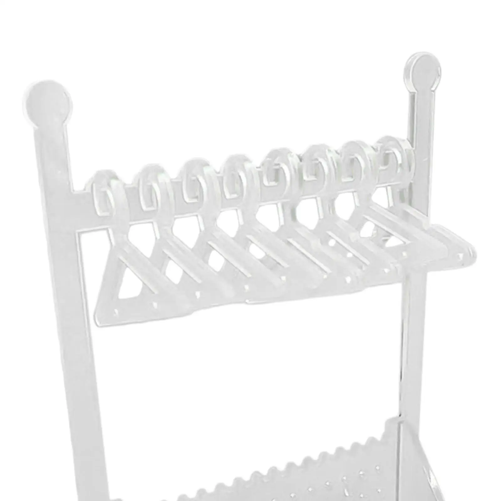 

Jewelry Display Stand Ear Stud Holder Coat Hangers Necklace Hanger Jewelry Stand Organizer for Scrunchie Headband Studs Earrings