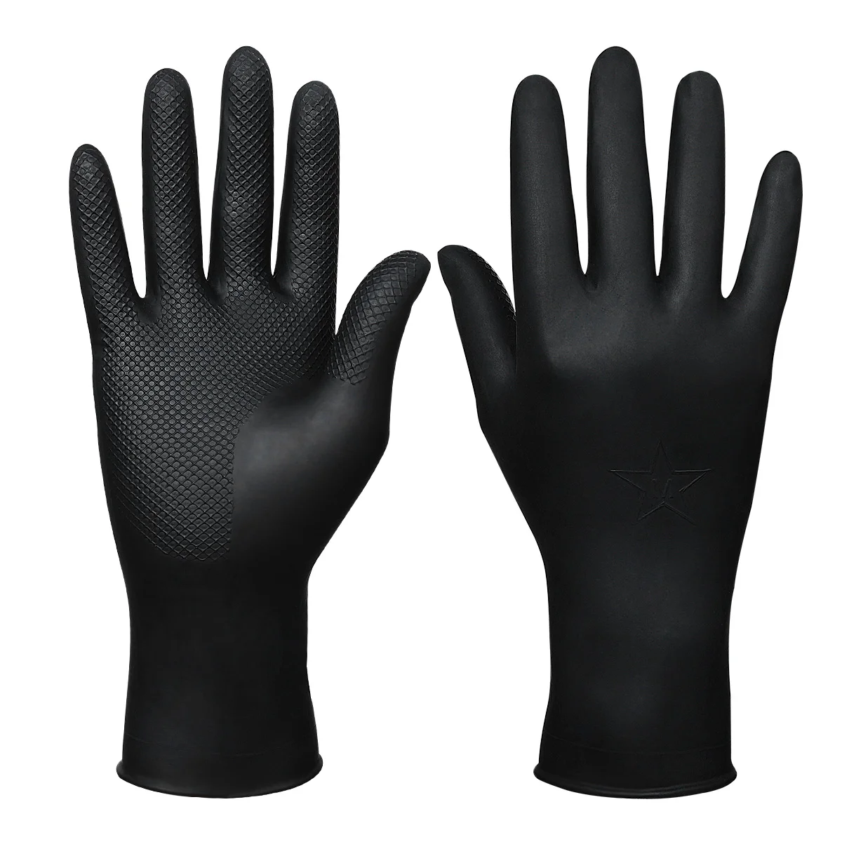

Gloves Hair Medium Salon Dye Reusablelatex Black Dying Coloring Laboratory