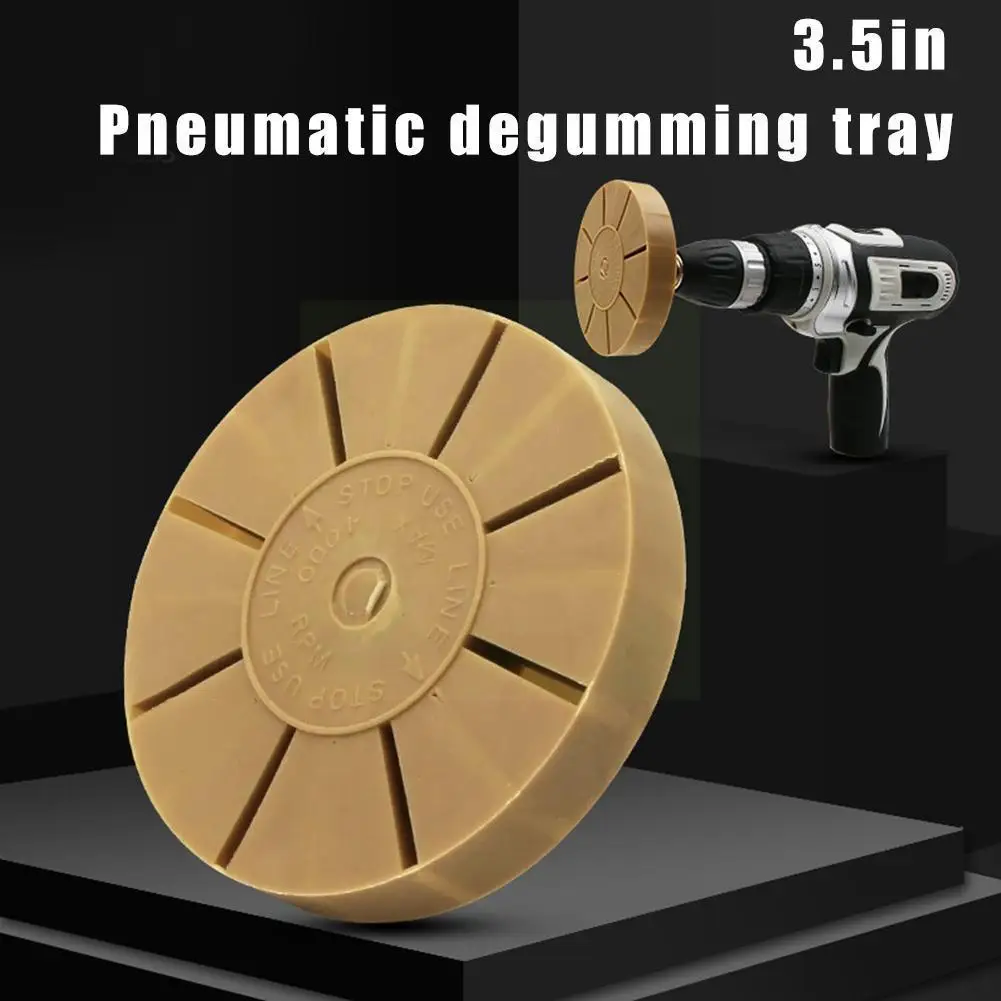 

3.5 Inch 87mm Universal Rubber Eraser Wheel For Remove Sticker Paint Auto Degumming Car Adhesive Tool Repair Pneumatic Glue J6y0