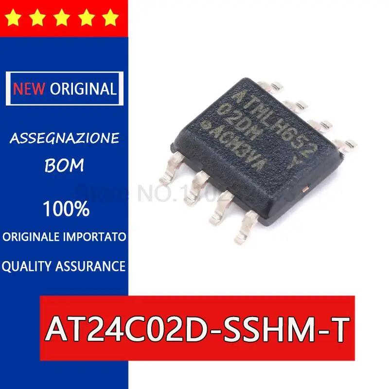 AT24C02D-SSHM-T 02DM SOP8 AT24C02 EEPROM, память хранилище IC, память/последовательный патч SOP