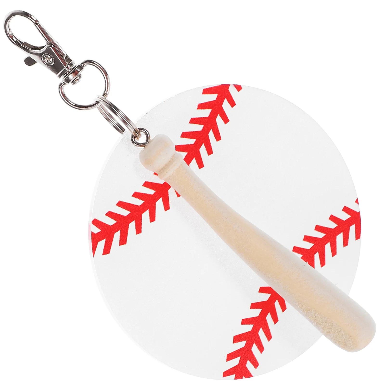 

Softball Keychain Baseball Themed Party Supplies Mini Keychains Keys Accessory Keyrings Decor Hanging Favor