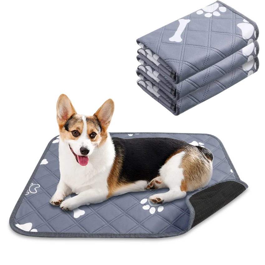 

Dog Pee Pads Washable Super Absorbent Pet Diaper Mat For Puppy Potty Training Anti-odor Dogs Crate Pad For Sofa Bed Dog Supplies