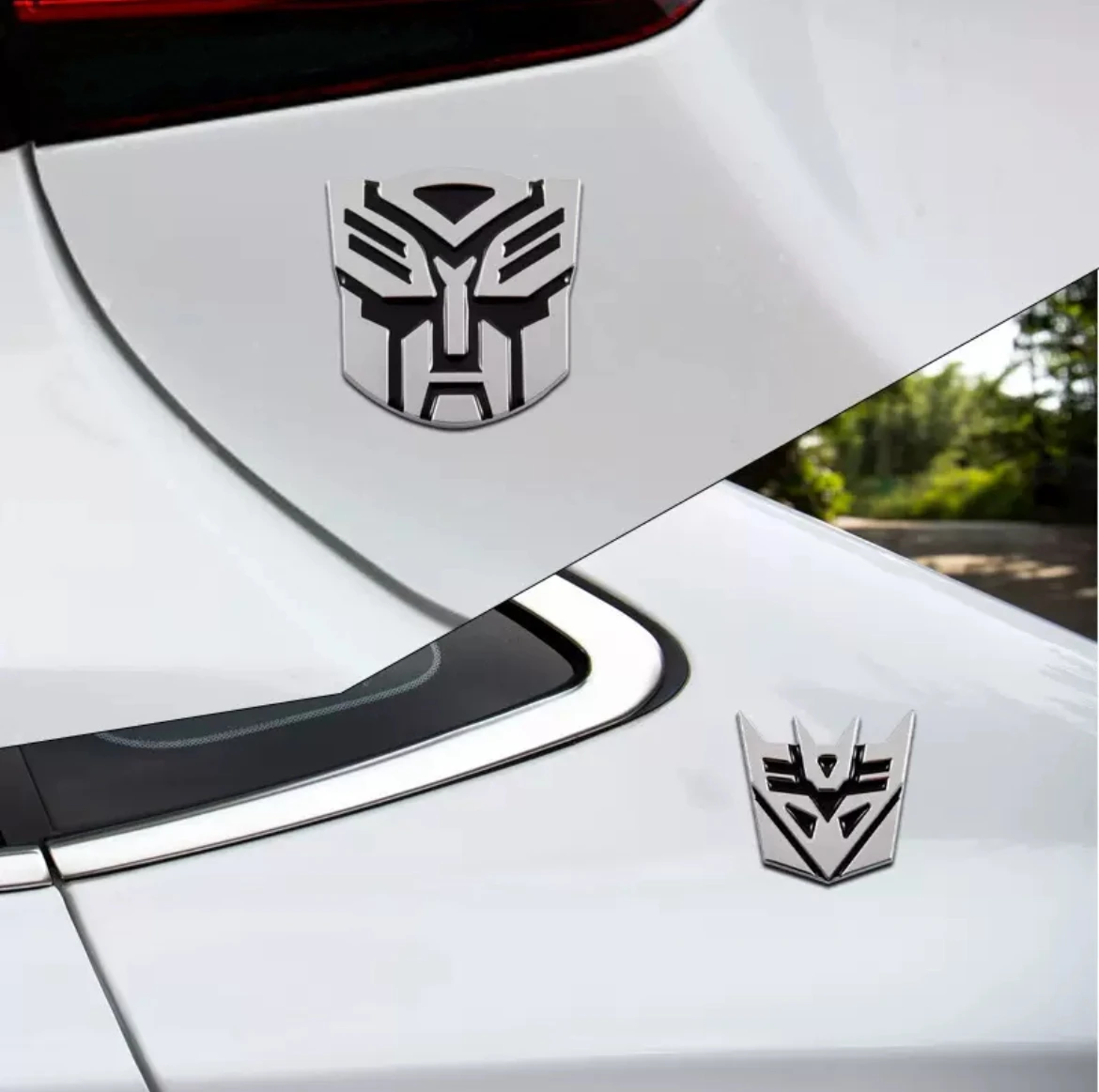 Эмблема Трансформера 3D металлические наклейки для автомобиля декоративная
