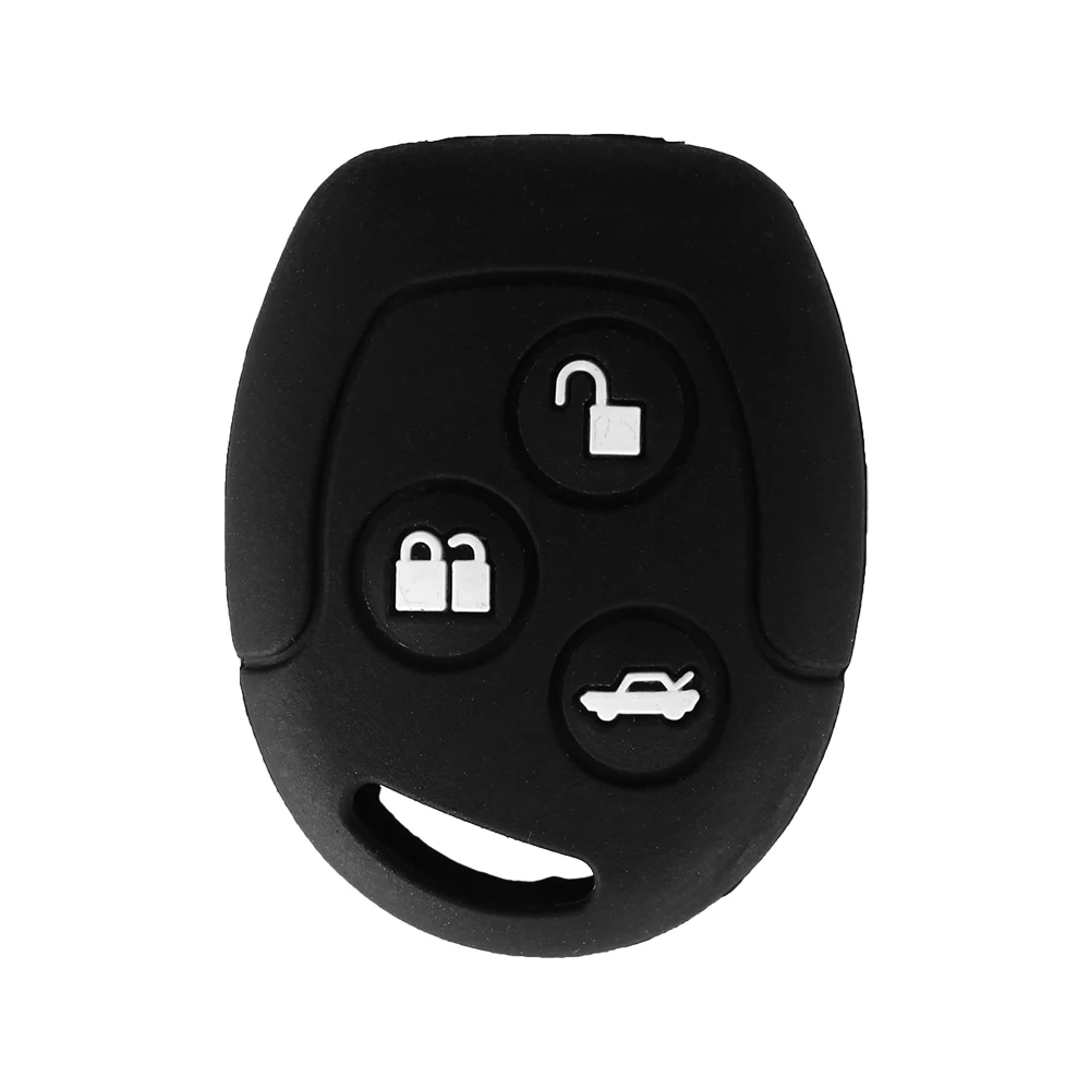 

Силиконовый чехол для ключа KEYYOU с 3 кнопками для Ford MONDEO FIESTA FOCUS C-MAX TRANSIT KA GALAXY чехол-брелок для пульта дистанционного управления