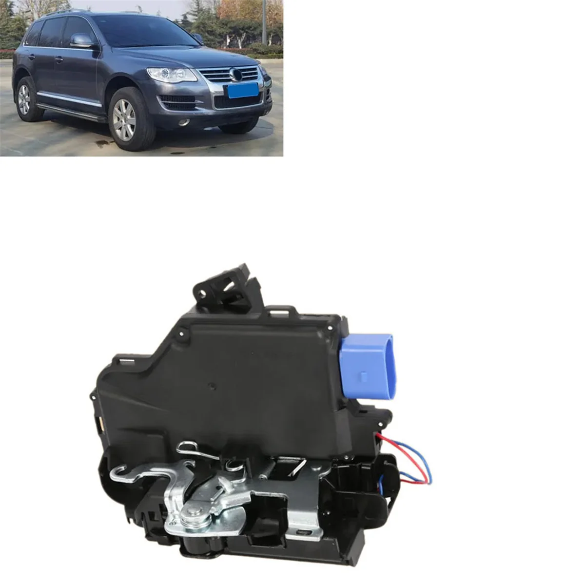 Привод блока замка правой передней двери 3D 1837016 A для VW Golf GTI MK5 Touareg Skoda Octavia Seat Altea