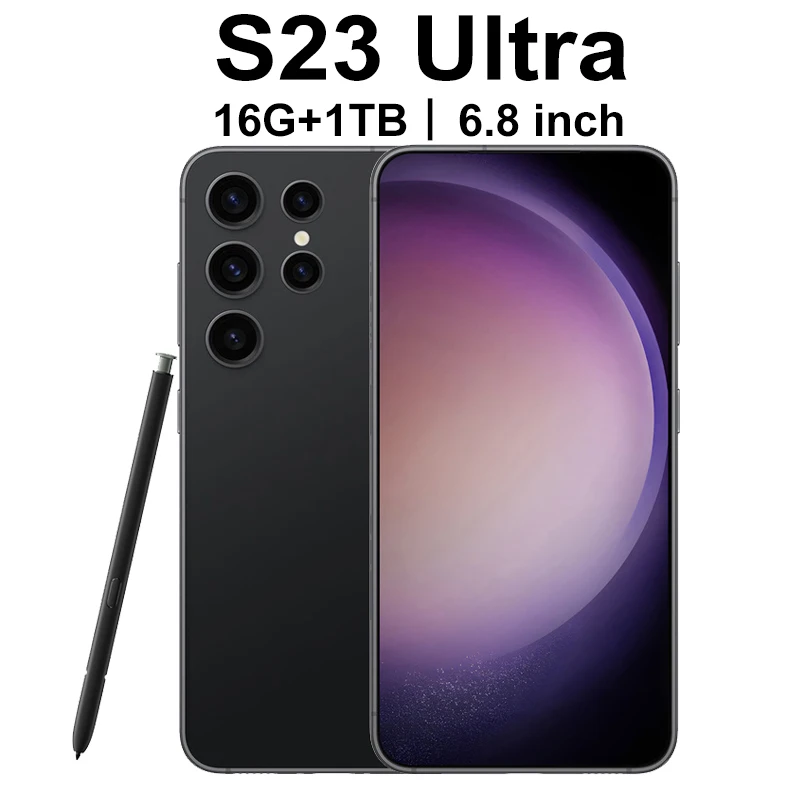 

Смартфон S23 Ultra, 2023 дюйма, 6,8 мАч, 16 ГБ, 1 ТБ