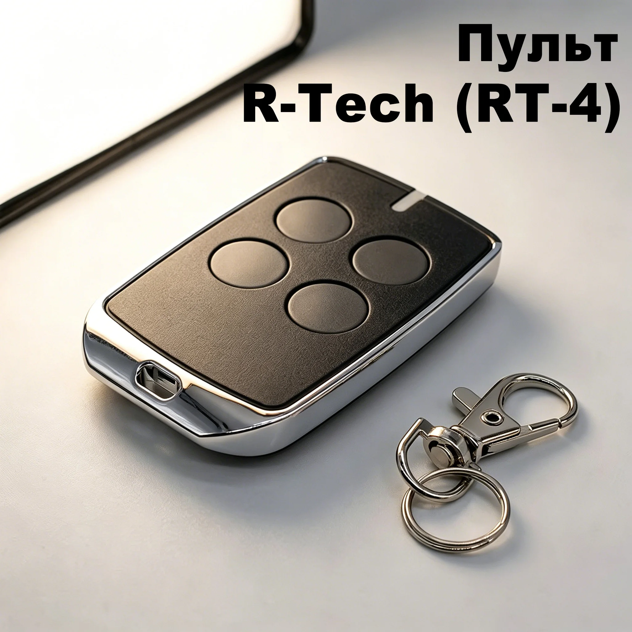 Фото Пульт дистанционного управления R-Tech 4-канальный (RT-4) для гаражных ворот с плавающим кодом №1