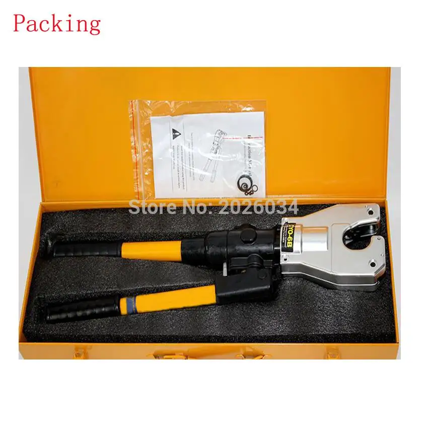 Гидравлический обжимной инструмент 60KN ход 35 мм гидравлический 10-240 мм2 для