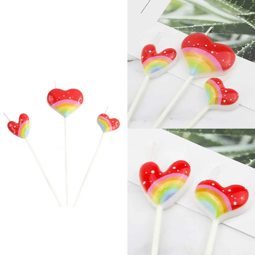 Новинка Золотая свеча в виде звезды для влюбленных на день рождения День Святого