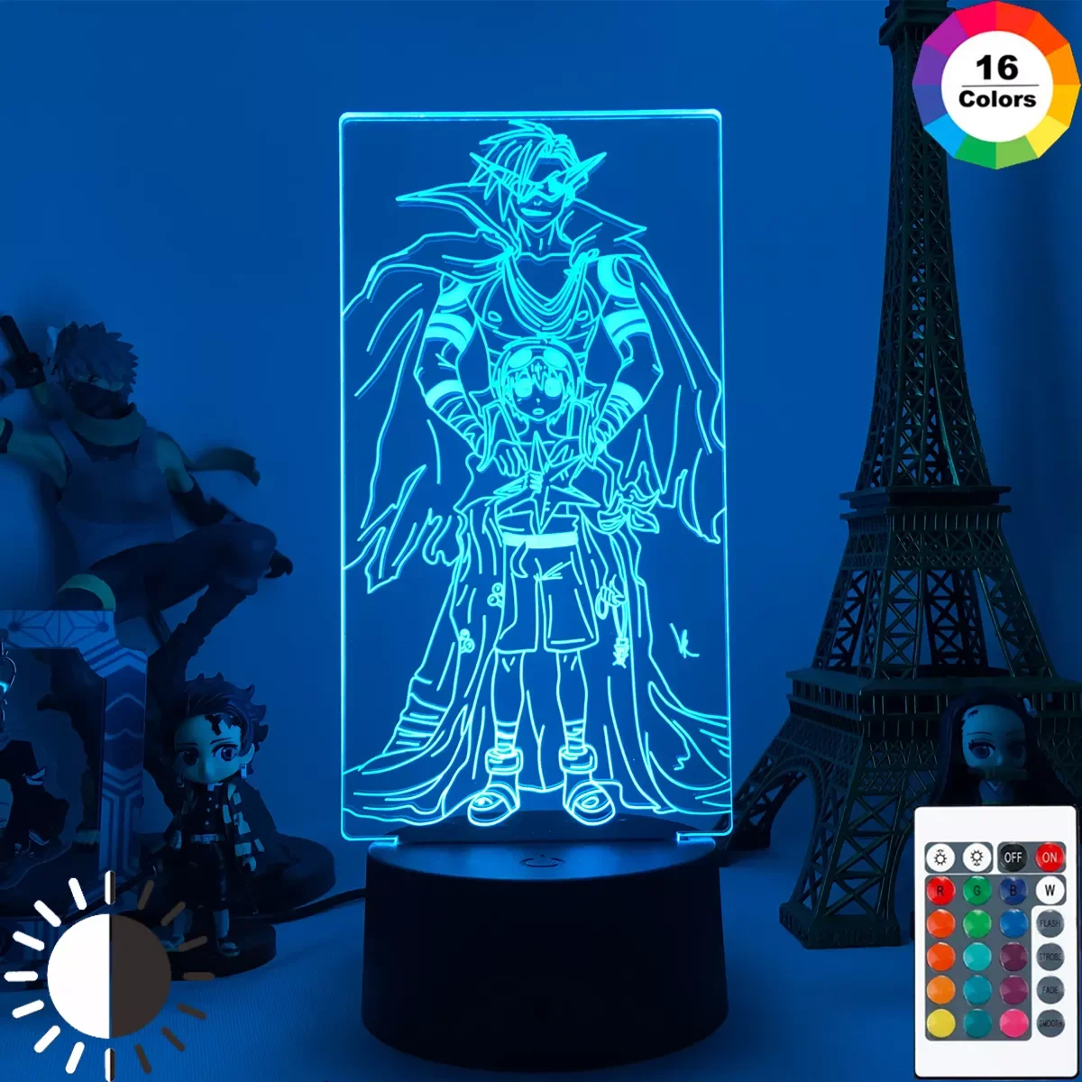 anime Gurren Lagann Led USB illusion night light bedroom decoration boy girl birthday gift neon light toy model statue doll