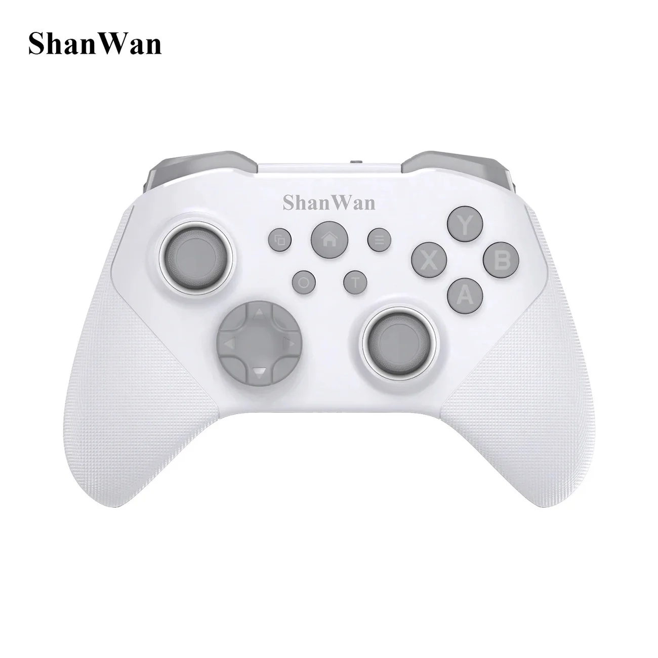 Фото Беспроводной игровой контроллер ShanWan Q34U для Switch/PC/PS4/iOS/Android с двойными джойстиками Hall, низкой задержкой и универсальным управлением №1
