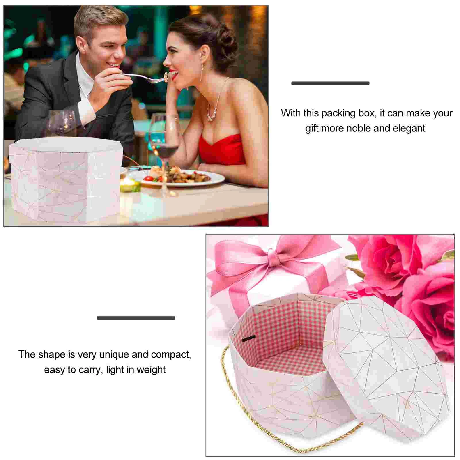 

1PC Practical Creative Durable Portable Packing Box Gift Box for Party Decor Gift Candy