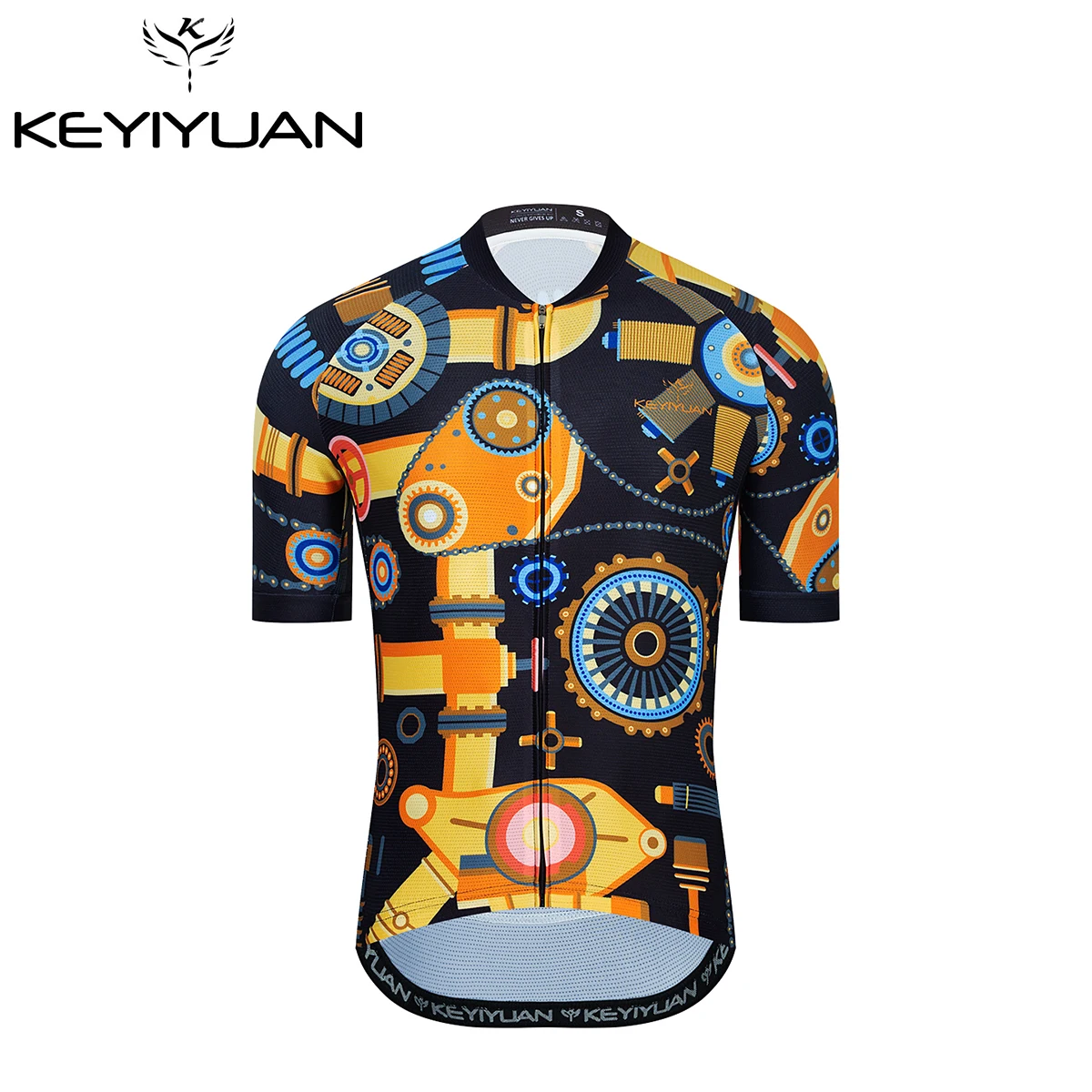 

KEYIYUAN Summer Pro Team Cycling Jersey MTB Ropa Ciclismo Hombre Men Bicycle Shirts Maillot Sportswear Clothes Uniforme Ciclismo